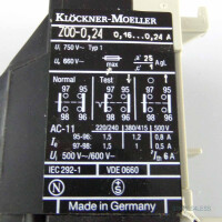 Klöckner Möller Motorschutzrelais Z00-0,24 0,16-0,24A OVP