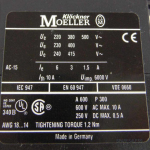 Klöckner Moeller Hilfsschütz DILER-22 24V 50Hz OVP
