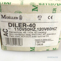 Klöckner Moeller Hilfssschütz DILER-40 110V50HZ, 120V60HZ 051756 OVP