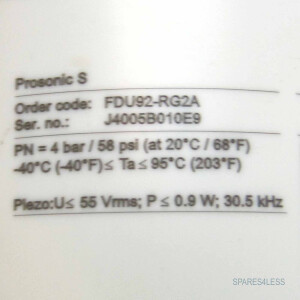 Endress+Hauser Ultraschallsensor FDU92 FDU92-RG2A GEB