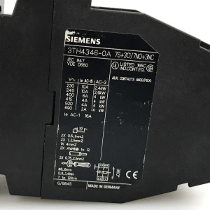 Siemens Hilfsschütz 3TH4346-0AP0 OVP