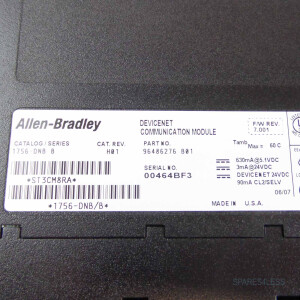 Allen Bradley Devicenet Comm. Module 1756-DNB Ser.B Rev. H01 GEB