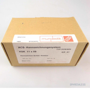 Murrplastik Kennzeichenschild KSK 11x09 86421034 (1400 Stk.) OVP