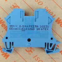 Weidmüller Klemmenblock WDU 2.5/E BL 1752180000 (72Stk.) OVP