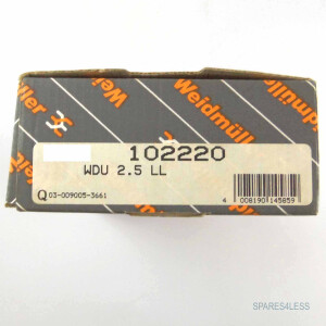 Weidmüller W-Reihenklemme WDU 2.5 LL 1022200000 (83 Stk.) OVP