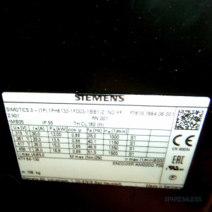 Siemens Asynchronmotor 1PH8133-1FD03-1BB1-Z NOV