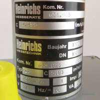 Heinrichs Durchflussmessgerät PIT 654.825 OVP