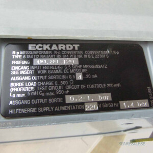 Eckardt Messumformer 6184112 BS614 OVP