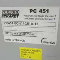 Eckardt Pneumatischer Regler PC451-6CN11C51A-17 OVP