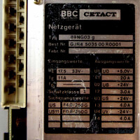 BBC Netzgerät 89NG03G GJR4503500R0001 GEB