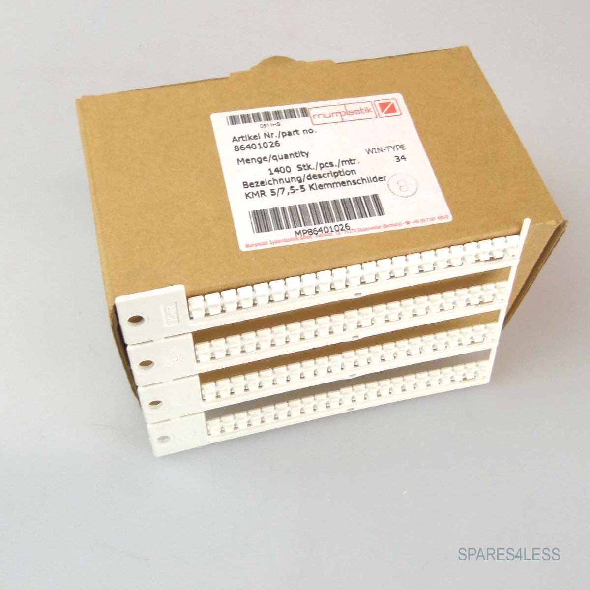 Murrplastik Klemmenschild KMR 5/7,5-5 86401026 (1400 Stk.) O