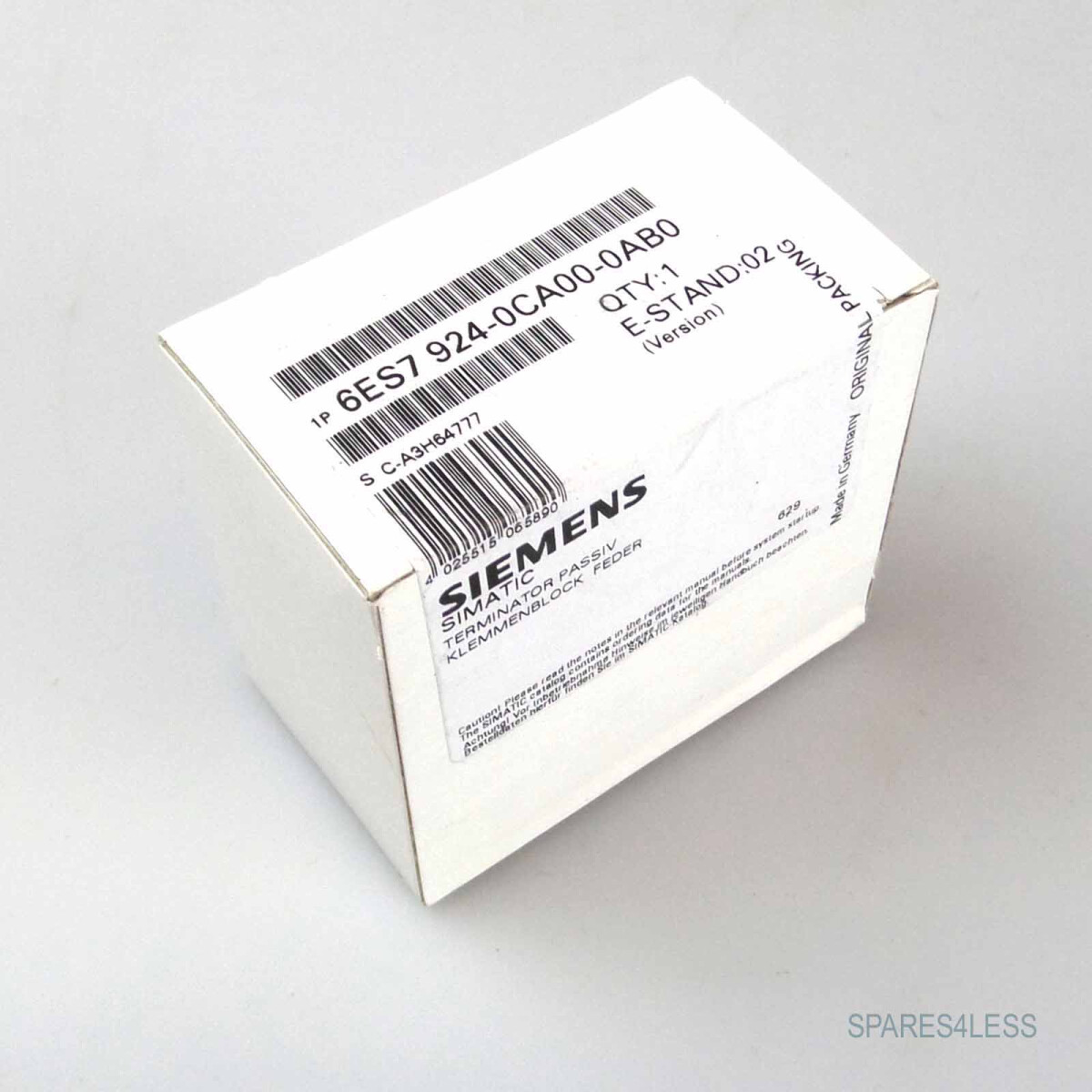 Siemens Klemmenblock 6ES7 924-0CA00-0AB0 SIE