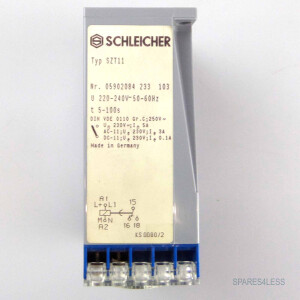 SCHLEICHER Zeitrelais SZT11 t: 5-100s 05902084-233 GEB