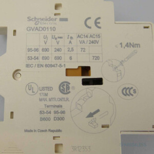 Schneider Hilfsschalter GVAD0110 NOV