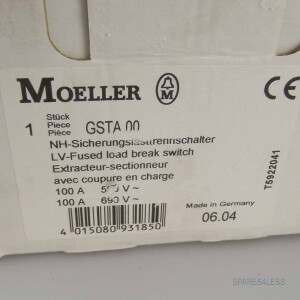 Klöckner Moeller Sicherungslasttrenner GSTA00 100A/500V/690V OVP