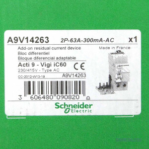 Schneider Electric Differentialblock A9V14263 Acti 9-Vigi iC60 OVP