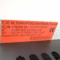 Danfoss Frequenzumrichter VLT5000 VLT5001PT5C20STR3DLF00A00 GEB