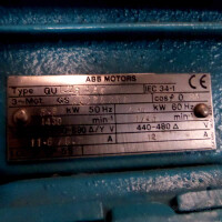 ABB Motor QU162S4AT 5,5 kW 50 Hz / 1430 min-1 NOV