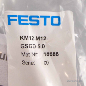 Festo Duo-Kabel KM12-M12-GSGD-5.0 18686 OVP