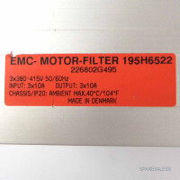 Danfoss EMC-Motor-Filter 195H6522 GEB