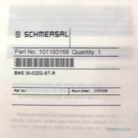 SCHMERSAL Sicherheits-Sensoren BNS 36-02ZG-ST-R 101193168 OVP
