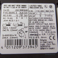 Siemens Schütz 3RT1317-1BB40 24V GEB
