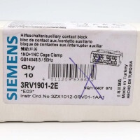Siemens Hilfsschalter 3RV1901-2E (10Stk.) OVP