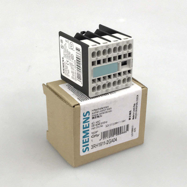 Siemens Hilfsschalterblock 3RH1911-2GA04 OVP