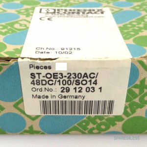 Phoenix Contact Optokoppler ST-OE3-230AC/48DC/100/SO14 2912031 (8Stk.) OVP