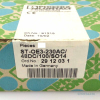 Phoenix Contact Optokoppler ST-OE3-230AC/48DC/100/SO14 2912031 (8Stk.) OVP