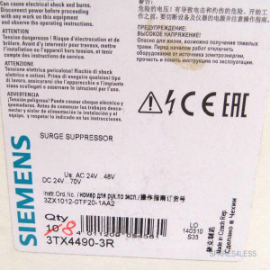 Siemens Überspannungsbegrenzer RC-Glied 3TX4490-3R (8Stk.) OVP