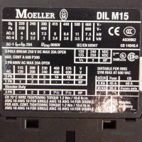 Klöckner Moeller Leistungsschütz DILM15 24VDC GEB