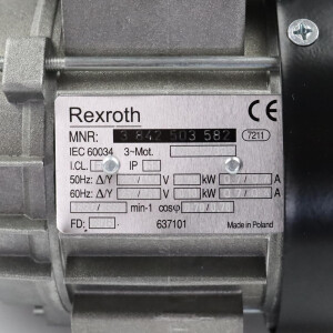 Rexroth Motor MNR: 3842503582 NOV