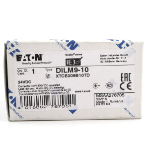Eaton Schütz DILM9-10 276705 24VDC OVP