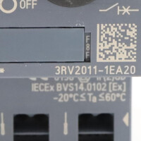 Siemens Leistungsschalter 3RV2011-1EA20 NOV