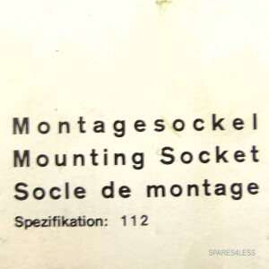 Hekatron Montagesockel A für Rauchschalter 112 OVP