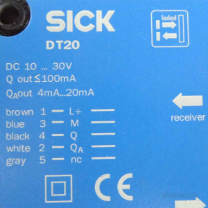 SICK Displacement-Messsensor DT20-P130B0960 1029273 GEB