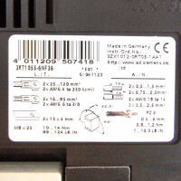 Siemens Schütz 3RT1055-6NF36 400V/75kW OVP