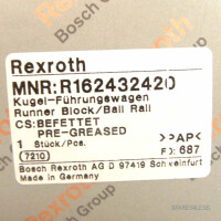 Bosch Rexroth Kugel-Führungswagen R162432420 OVP