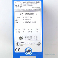 MSC BK MIKRO 7 Überwachungsgerät 8.0703.04 OVP