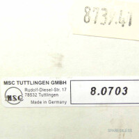 MSC BK MIKRO 7 Überwachungsgerät 8.0703.04 OVP