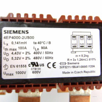 Siemens Netzdrossel 4EP4000-2US00 NOV
