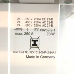 Siemens Lasttrennschalter 3NP4270-0FA01 OVP