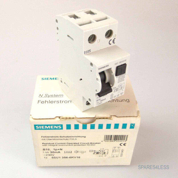 Siemens FI/LS-SCHUTZEINRICHTUNG 5SU1356-6KV16 OVP