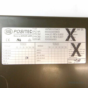 SIG Positec Controller WPM-311 WPM311.03401 GEB