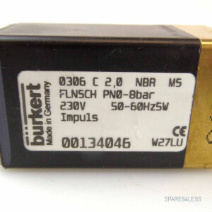bürkert Impulsventil 0306 C2,0 NBR MS 00134046 NOV