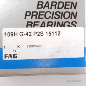 FAG Kugellager Schrägkugellager 109H G-42 P2S 15112 OVP
