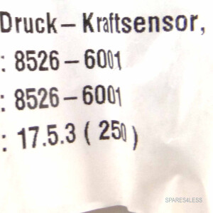 burster Miniatur Druckkraftsensor 0-1kN 8526-6001 NOV