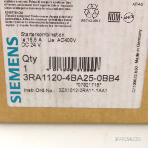 Siemens Starterkombination 3RA1120-4BA25-0BB4 OVP