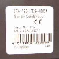 Siemens Starterkombination 3RA1120-1FD24-0BB4 OVP